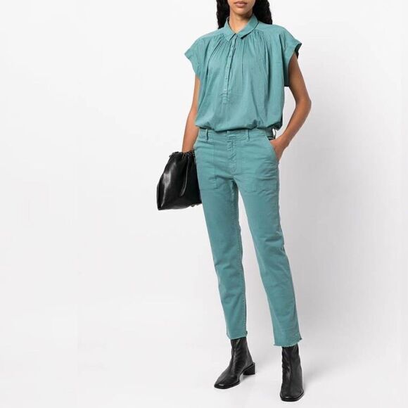 NILI LOTAN JENNA PANT - JADE GREEN IN SIZE 10 - Picture 1 of 10